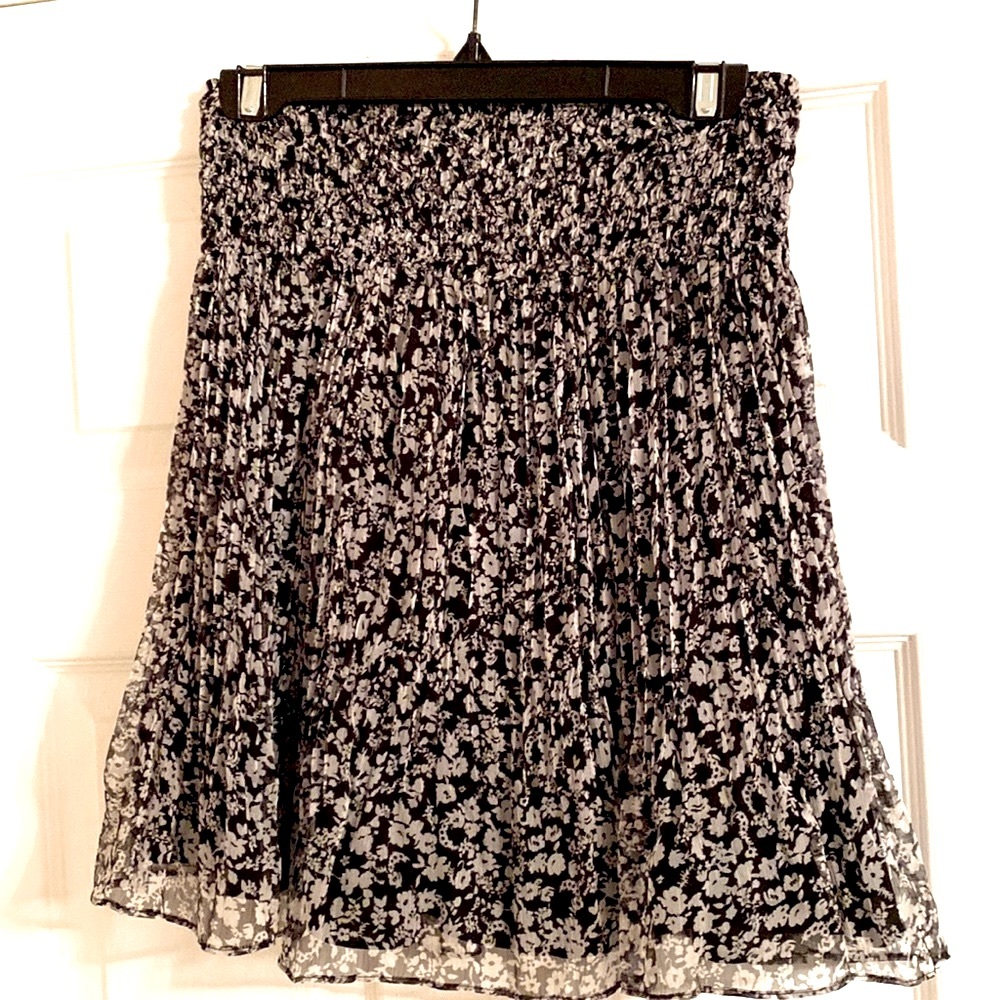Whbm floral skirt